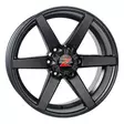 Barzetta Terreno MattBlack alumiinivanne 7x16 - 16-tuumaiset alumiinivanteet - 499-183891 - 2