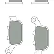 Brembo Jarrupalat Taakse Sintered Road - Moottoripyörän jarrupalat - D140581 - 1