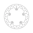 Brembo Serie Oro jarrulevy - Moottoripyörän jarrulevyt - D122881 - 1