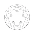 Brembo Serie Oro jarrulevy - Moottoripyörän jarrulevyt - D157591 - 1