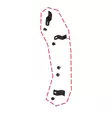 DFK Oikea Ovikiinnike kiinnikesarja CFMoto Zforce 550/800 - DFK hyttien varaosat ja tarvikkeet - D523661 - 1