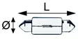 Festoon 12V 8W - Vneen polttimot - D173421 - 2