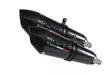 GPR Ducati Hypermotard 1100 & Evo 2007/12 Pair EC-Approv. slip-on exhaust Gpe An - Moottoripyörän äänenvaimentimet - D422671 - 1