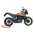 GPR Ktm Adventure 390 2020 e4 EC-Approv. slip-on exhaust GP Evo4 Titanium - Moottoripyörän äänenvaimentimet - D427881 - 8