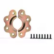 Hinson Backing Plate w/screws 200XC/EXC/XC-W 07-08 - Moottoripyörän kytkinosat - D392801 - 1