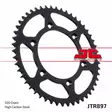 JT Rear Sprocket ZBK - Musta Zinc JTR897.45ZBK - Moottoripyörän eturattaat - D499671 - 1