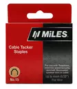 Kaapeliniitti no.15, 4mm 630kpl miles - Niitit ja sinkilät - LX12771 - 1