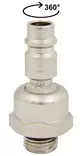 Nivelliitin 1/4" ulkokierteellä 360ast - Paineilmaliittimet - LX6491 - 1
