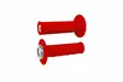 ODI Half-Waffle V2.1 ATV MX Grip 125mm Bright Red/Silver - Moottoripyörän kahvakumit - D510111 - 1