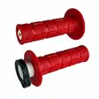 ODI ROGUE Off-Road Lock-On Grip Set Dark Red - Moottoripyörän kahvakumit - D509901 - 1