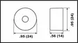 Perf metals anodi Yamaha 40-90HP - Motorsport varaosat ja tarvikkeet - D121361 - 2