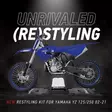 Polisport Complete Restyle Kit YZ125/250 02-21 22 style Blue - Offroad muovisarjat - D501401 - 1