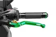 Puig Foldable Clutch Lever 16'C/Green Selector C/Gold - Moottoripyörän vivut ja vivunrungot - D297421 - 1