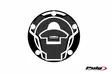 Puig Fuel Cap Cover Mod. Naked Yamaha C/Gray - Mallikohatiset tarrasarjat - D301401 - 1