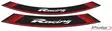 Puig Kit 8 Rim Strips Racing C/Red - Moottoripyörän vanneteipit - D298681 - 1