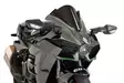 Puig Racing Screen Kawasaki Ninja H2/H2R 15'-22' C/Black - Moottoripyörän katteet ja tuulenohjaimet - D301031 - 1