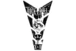 Puig Tank Pad Skull Skull Rock&Roll C/Black - Moottoripyörän tankinsuojat - D442991 - 1