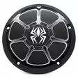 Rekluse Derby Cover - Black Gloss - H-D Dyna - Moottoripyörän moottorin kopat - D360831 - 1
