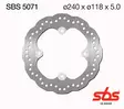 Sbs Jarrulevy Standard - Moottoripyörän jarrulevyt - D241701 - 1