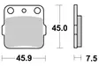 Sbs Jarrupalat Carbon Silver - Moottoripyörän jarrupalat - D220771 - 1