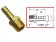 Sea-X polttoaineliitin Universal 1/4 NPT x 1/4 - Perämoottorin polttoainehanat ja -liitti - D162181 - 1