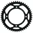 Supersprox Teräs takaratas SU RM80/85 / YA YZ80/85 Musta 48 - Moottoripyörän takarattaat - D211731 - 1