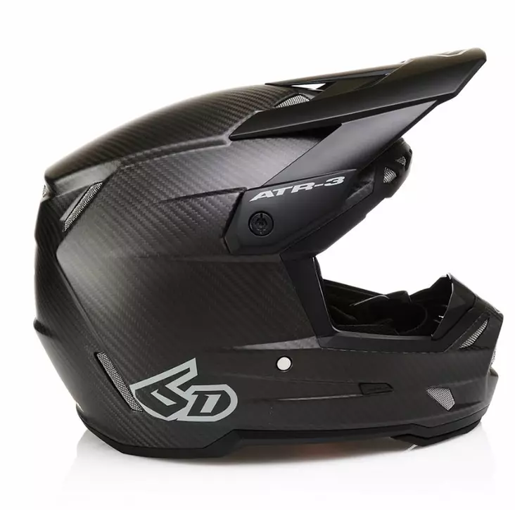 6D Helmet ATR-3 Solid Matte Black FIM - Motorsport varaosat ja tarvikkeet - D546981 - 1