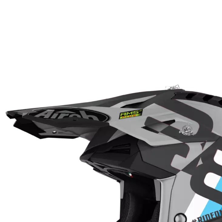 Airoh Aviator 3 Lippa Rainbow antrasiitti matta - Offtoad kypärien lipat - D388551 - 1