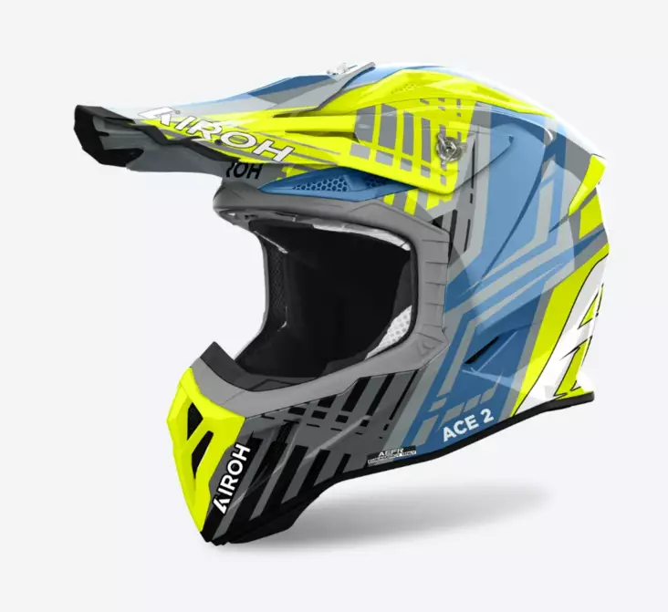 Airoh Aviator Ace 2 Proud keltainen crossikypärä - Crossikypärät - D490971 - 1
