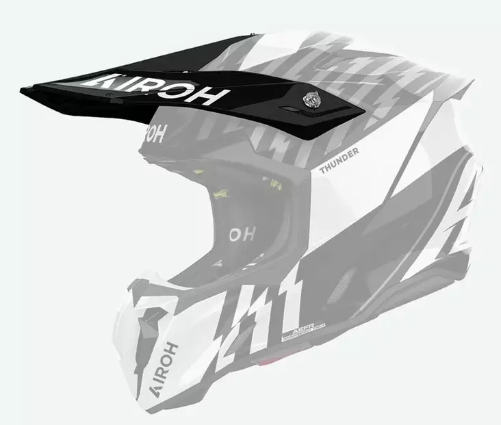 Airoh Twist 3 Peak Thunder Black /White Gloss - Offtoad kypärien lipat - D499261 - 1