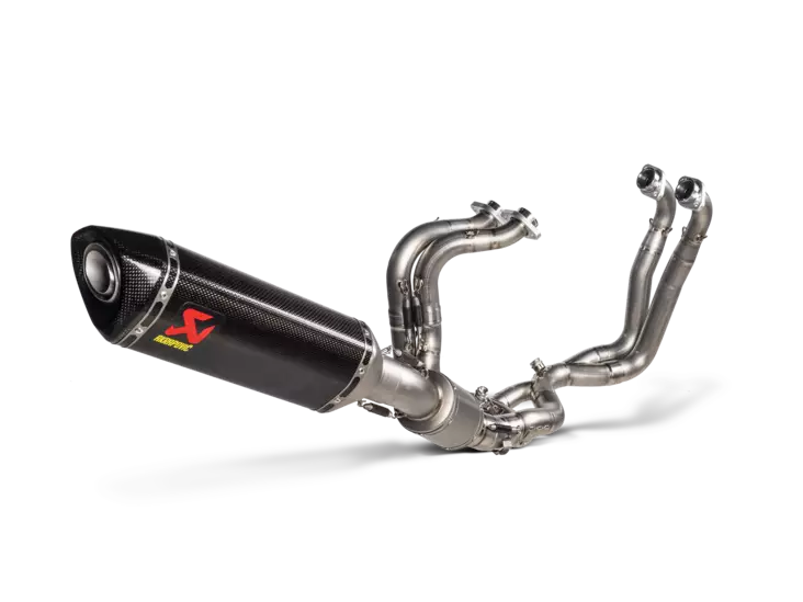 Akrapovic Track Day Link Pipe väliputki (titaani) Aprilia RSV4 (2021-2024) - Moottoripyörän väliputket - D417141 - 1