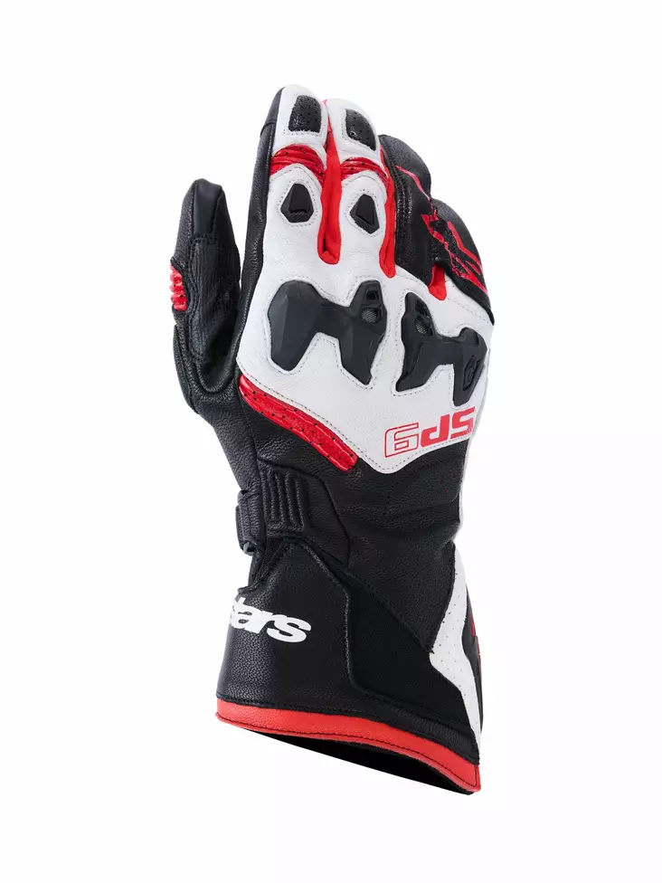 Alpinestars Ajohanskat SP-9 Musta/Valkoinen/Punainen - Pipot - D528991 - 1