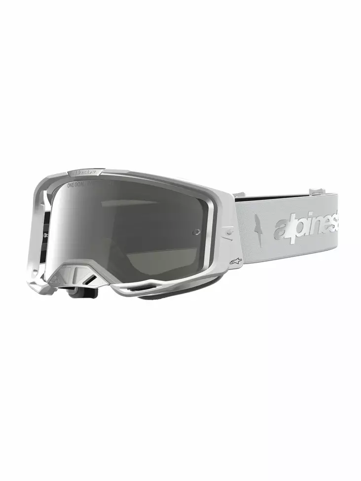 Alpinestars Ajolasit Vision 8 Amber Valkoinen Hopea Peili Hopea - Crossilasit - D543981 - 1