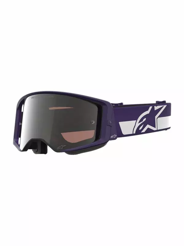 Alpinestars Goggle Supertech LTD HUNTA96 XXV PURPLE WHITE MIRROR SILVER - Crossilasit - D523191 - 1
