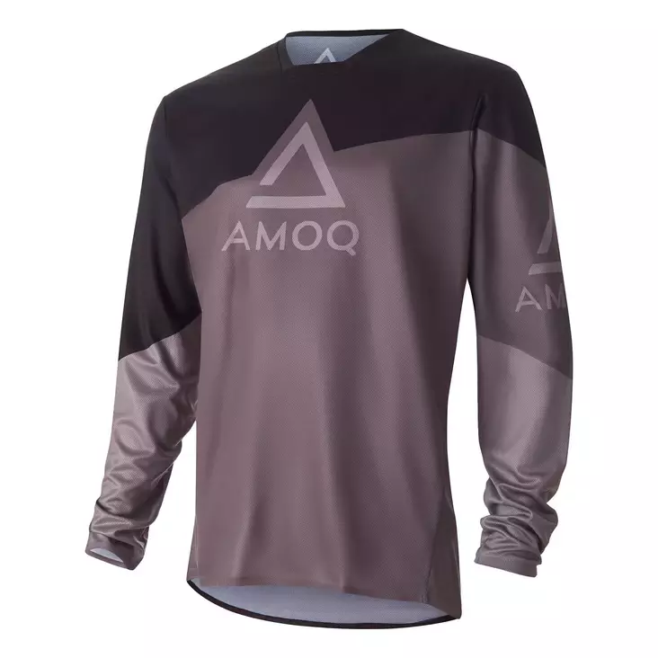 AMOQ Ascent Strive motocross-paita musta/harmaa - Crossipaidat - D421981 - 1
