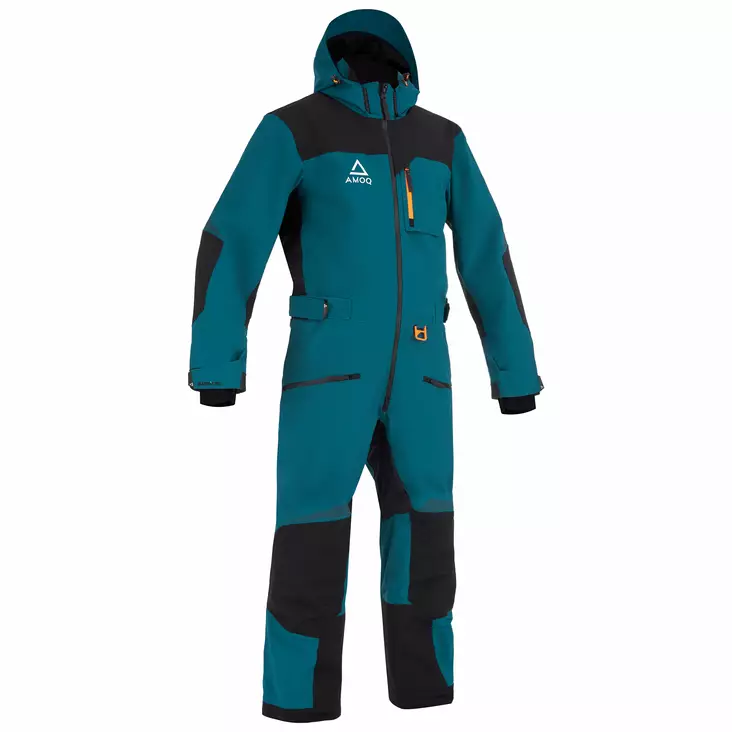 AMOQ Rocket V3 Haalari Petrooli/Musta/Oranssi - Kelkkahaalarit - D520151 - 1