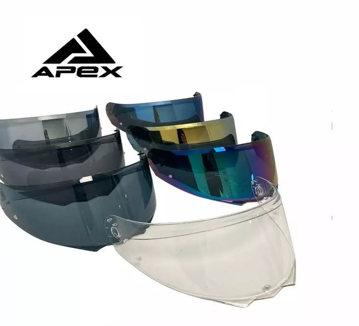 APEX MC500 Visor clear pinlock ready - Kypärän visiirit - D510381 - 1
