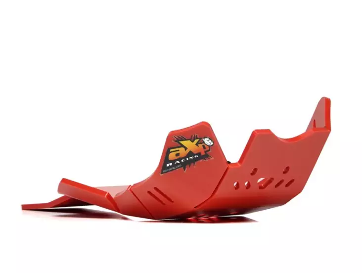 AXP Xtrem HDPE Skid Plate Red Beta 125RR/200RR 23- - Moottoripyörän pohjapanssarit - D486241 - 1