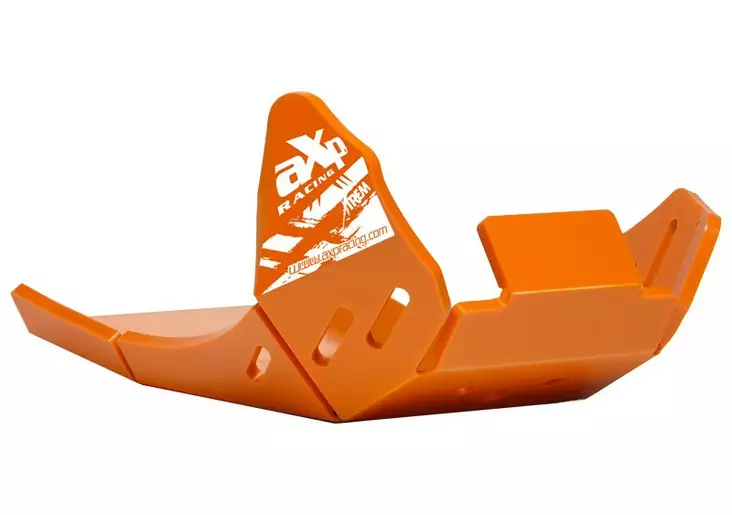 AXP Xtrem HDPE Skid Plate Orange KTM 250EXC/300EXC/250XCW/300XCW 24- - Moottoripyörän pohjapanssarit - D494391 - 1