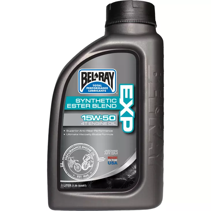 Bel-Ray EXP 15W-50 Synthetic Ester Blend 4T Engine Oil 1L - Moottoriöljyt - D100931 - 1