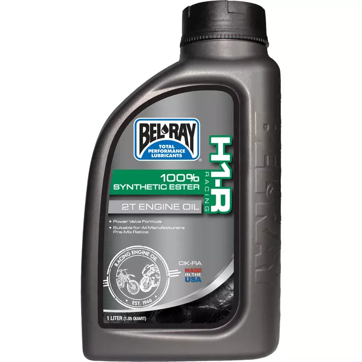 Bel-Ray H1-R Racing 100% Synthetic Ester 2T Engine Oil 1L - 2T öljyt - D6101 - 1
