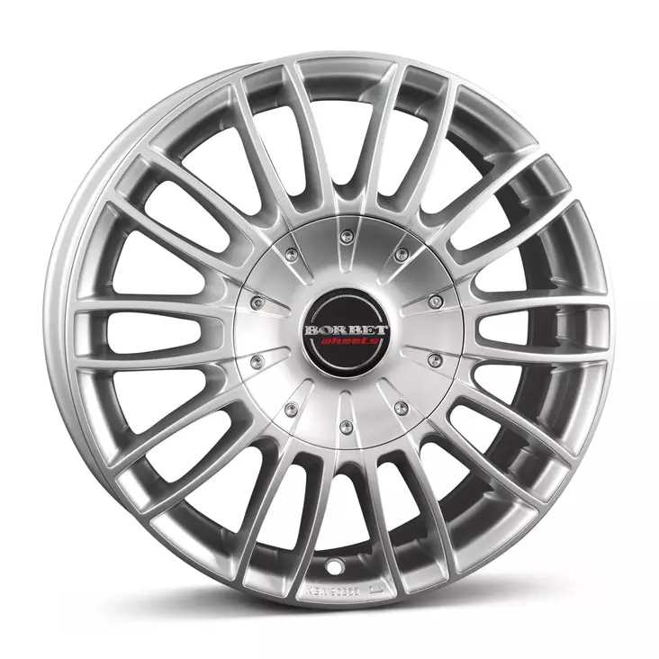 Borbet CW3-7518 sterling silver alumiinivanne 7.5x18 - 18-tuumaiset alumiinivanteet - 499-93921 - 1