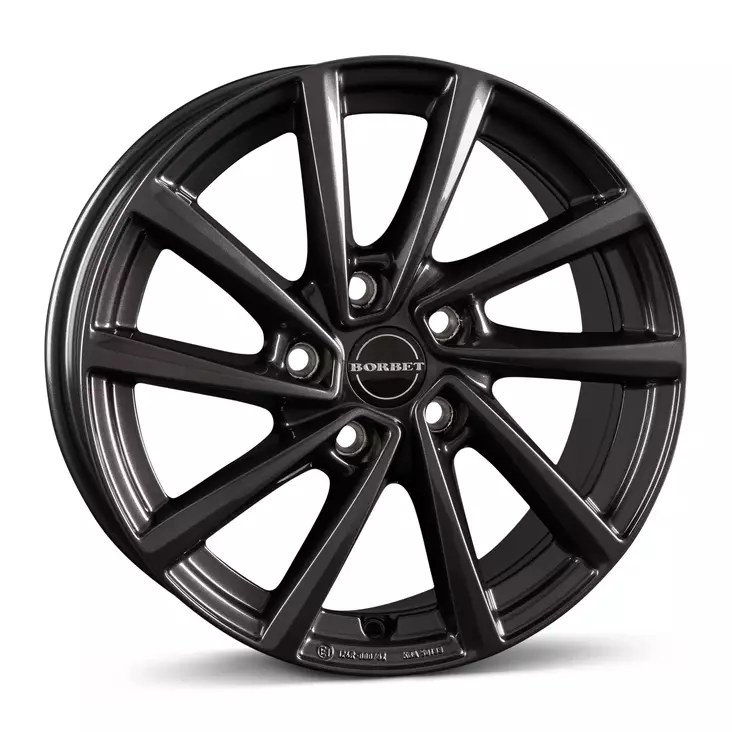 Borbet V 70747 mistral anthracite glossy alumiinivanne 7x17 - 17-tuumaiset alumiinivanteet - 499-94851 - 1
