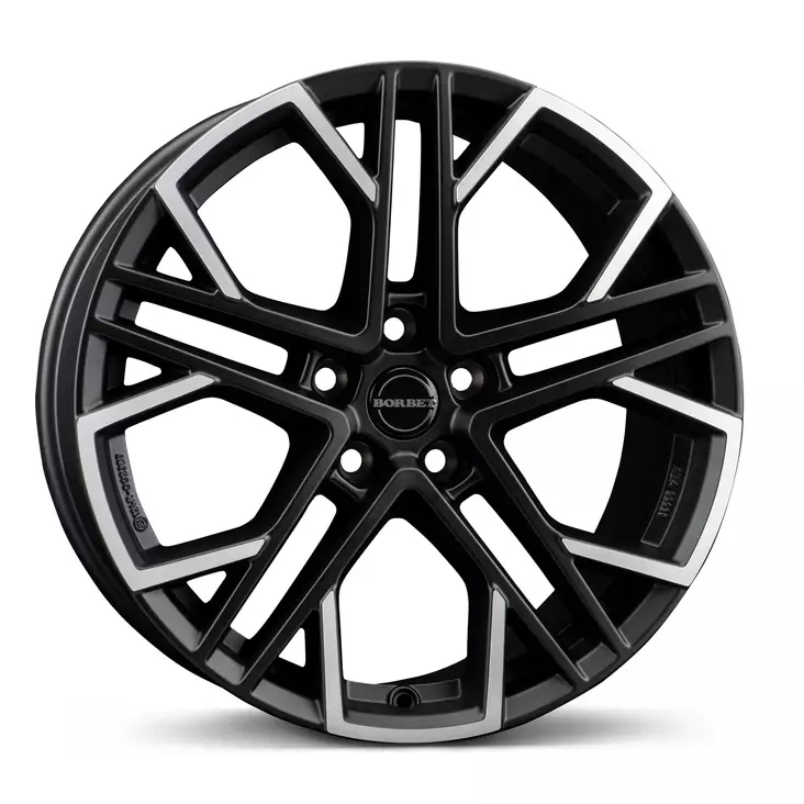 Borbet XV 95935 black polished matt alumiinivanne 9.5x19 - 19-tuumaiset alumiinivanteet - 499-175381 - 1