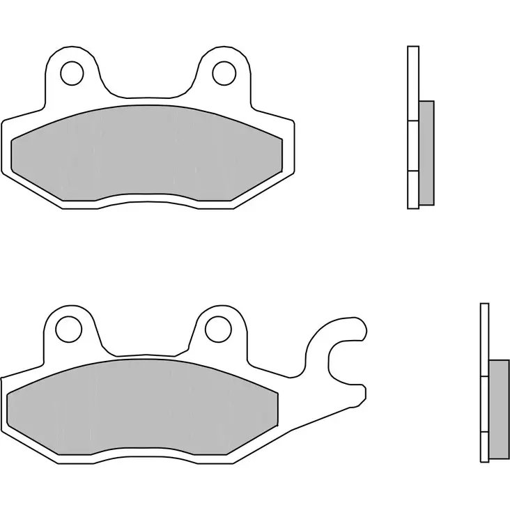 Brembo Jarrupalat Carbon-Ceramic - Moottoripyörän jarrupalat - D122091 - 1