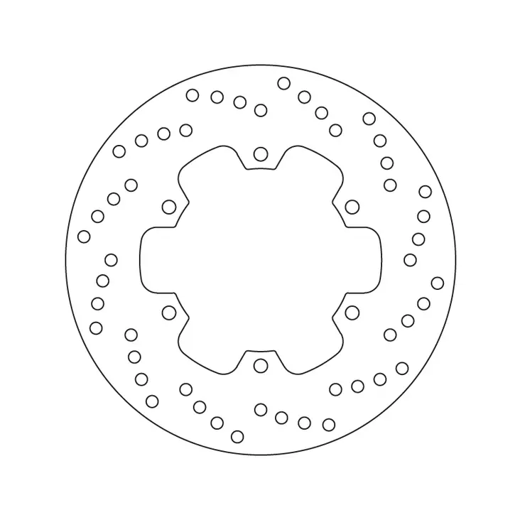 Brembo Serie Oro jarrulevy - Moottoripyörän jarrulevyt - D122871 - 1
