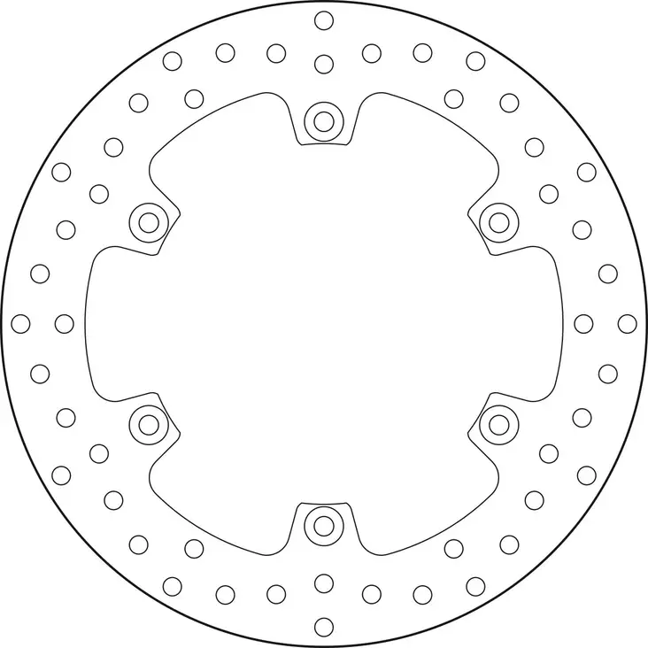 Brembo Serie Oro jarrulevy - Moottoripyörän jarrulevyt - D190931 - 1