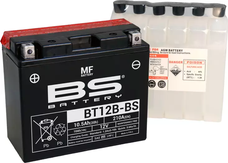 BS Battery BT12B-BS MF (cp) Maintenance Free - Akut - D262591 - 1