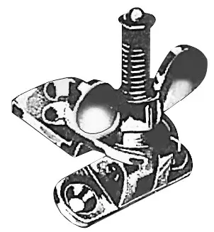 Chromed brass wing nut - Motorsport varaosat ja tarvikkeet - D263591 - 1