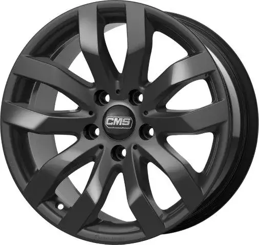 CMS C22 Complete Black Gloss alumiinivanne 7x16 - 16-tuumaiset alumiinivanteet - 499-178141 - 1